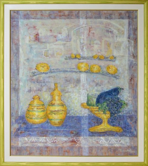 Painting Still Life With Grapes