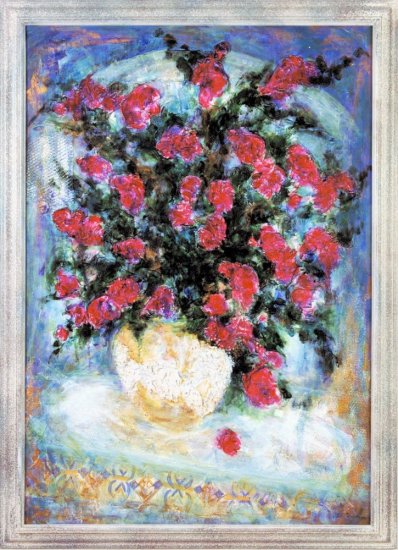 Painting Bouquet Of Bugenvileas