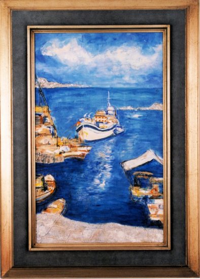 Painting In The Harbour