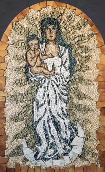 Mosaic Madonna Assumpta