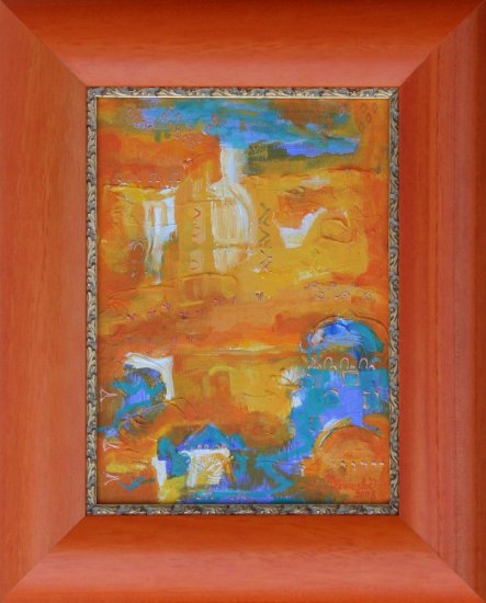 Painting Melody of orange I