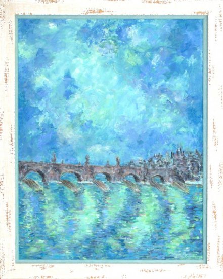 Painting ANCIENT BRIDGE