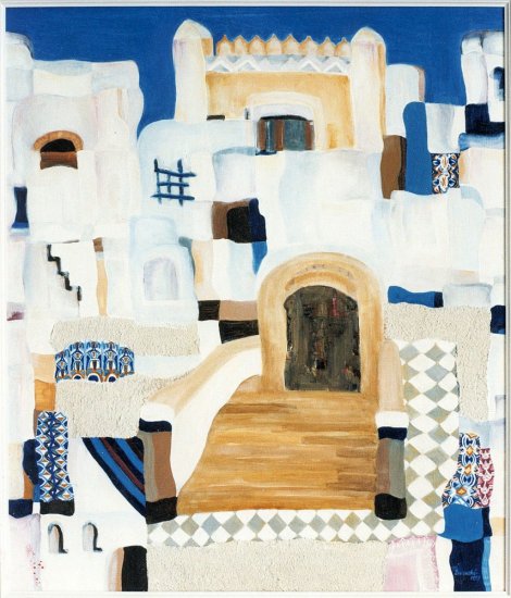 Painting The Fort Of Asilah, Morocco