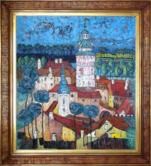 Painting In Czech Krumlov