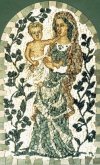 Mozaika Madona s olivami