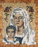 Mosaic Madonna With Lilies