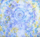 Painting WHERE IS THE BEGINNING, WHERE IS THE END